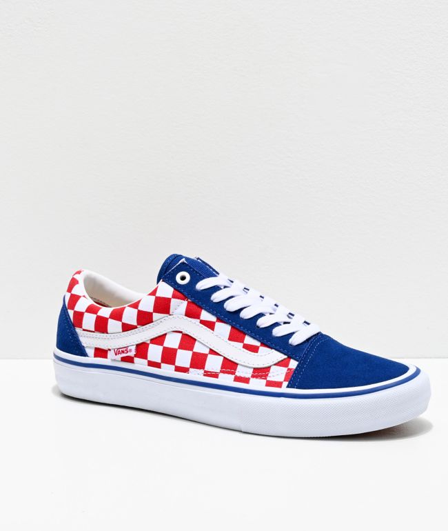 Checkered Vans With Red Drip 2024 www.jamjoom