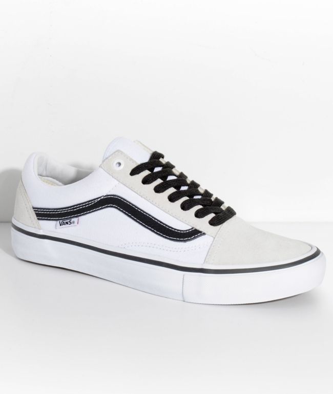 black and white van shoes