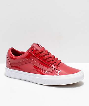 vans old school rosse