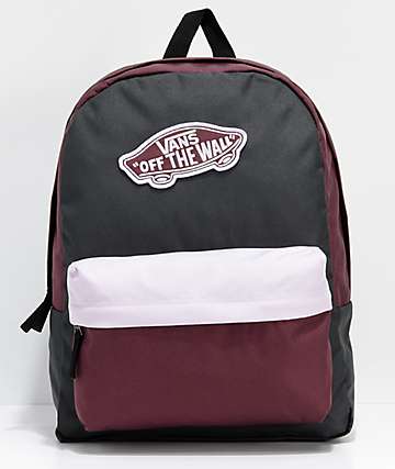 Vans Backpacks Bags Zumiez Vans Realm Asphalt G Lavender Backpack