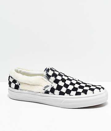black and white slip on vans black and white slip on vans