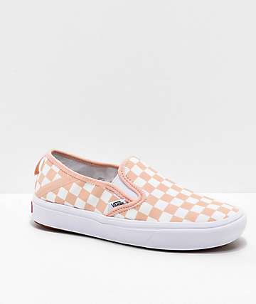 Vans Slip-On SF Comfy Cush Spanish Vanilla & White Skate Shoes