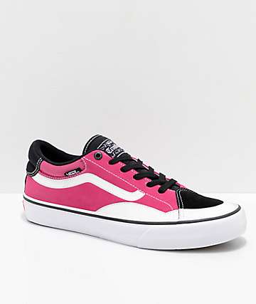 Vans TNT ADV Prototype zapatos de skate en rosa, negro y blanco