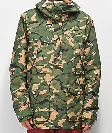Wear Colour Forest 10K chaqueta de snowboard de camuflaje