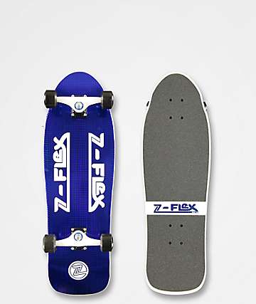 Z-Flex 80s Blue Crystal 31" Cruiser Skateboard Complete