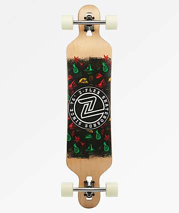 Z-Flex Island Time Drop Through Longboard Complete