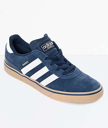 Blue Glow Low Expenditure Adidas Skateboarding Night Canvas Shoes