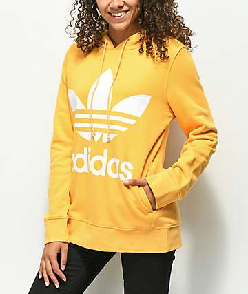 womens yellow adidas sweatshirt