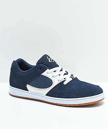 eS Accel Slim Asta zapatos de skate en azul y blanco