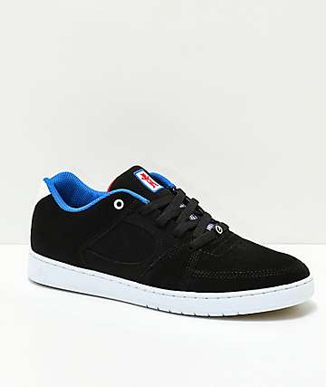 eS x Grizzly Accel Slim zapatos de skate en negro y blanco