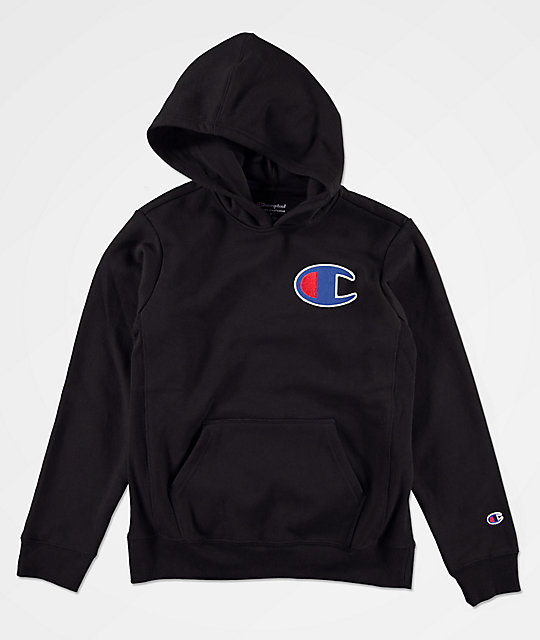 hoodie champion black