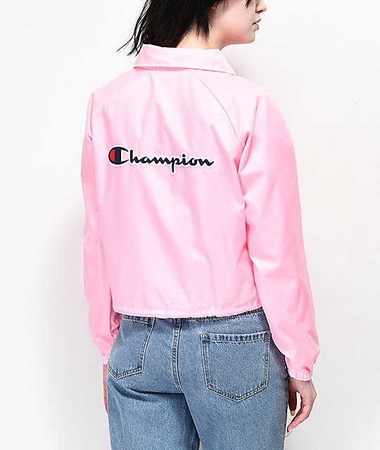 champion cropped coach jacket