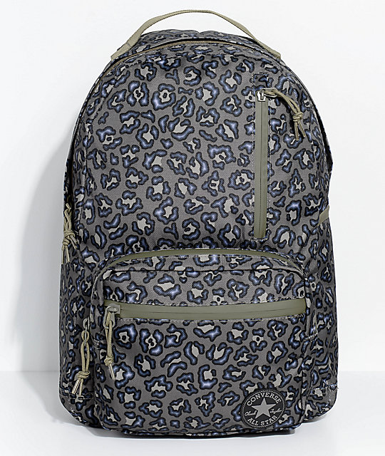 converse leopard backpack