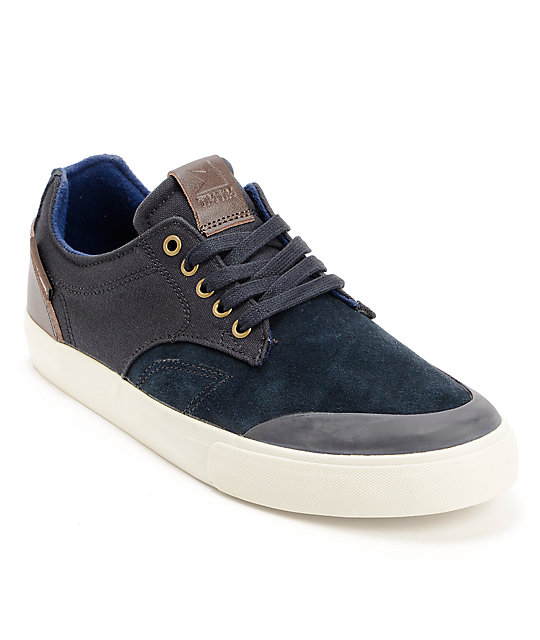 Dekline Tim Tim Midnight & Antique Leather Skate Shoes Dekline Tim Tim Midnight & Antique Leather Skate Shoes