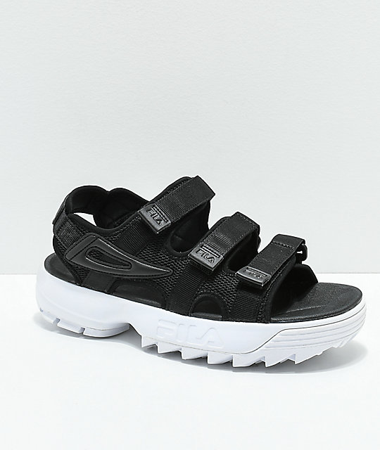 fila disruptor 2 platform black