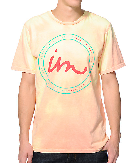 Color Changing Shirts >> Imperial Motion State Logo Coral Yellow Color Change T Shirt Zumiez Color Changing Shirts >> Imperial Motion State Logo Coral Yellow Color Change T Shirt Zumiez
