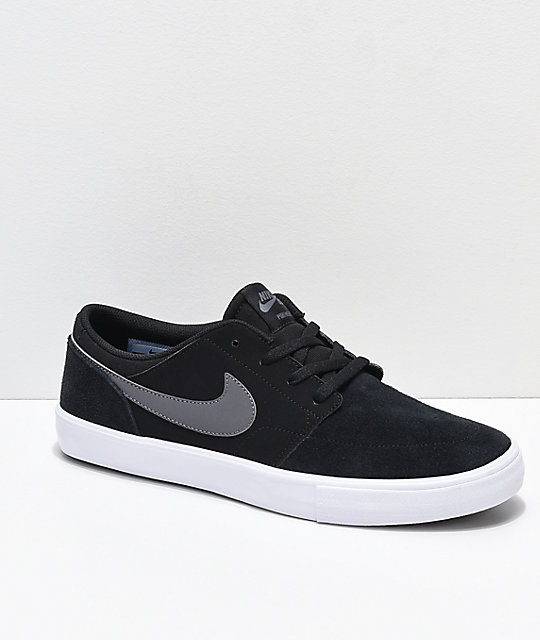 Gris Y De Negro Portmore Ii Zapatos En Nike Sb Skate jLq5R4A3
