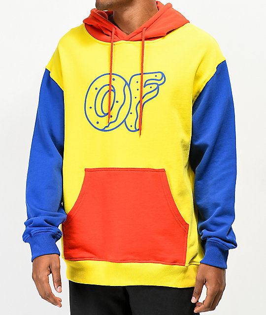 Odd future color block hoodie sale