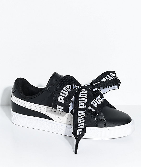 puma basket heart shoes