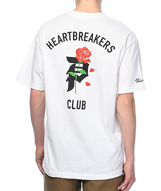 Camiseta Heartbreakers Primitive Primitive Heartbreakers Co Co Camiseta Blanca Blanca XiuPkZTwO