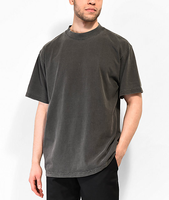 Shaka Wear Max Heavy Weight Garment Dye Black T-Shirt | Zumiez
