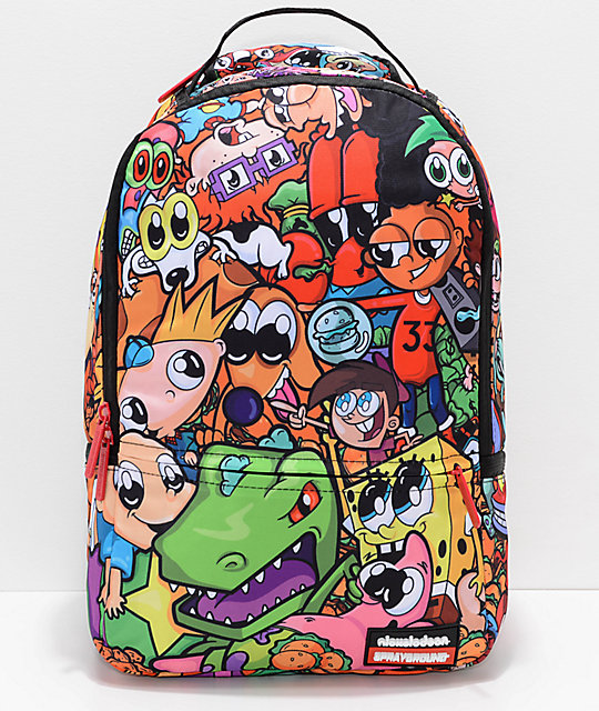  Sprayground Anime 90s Nickelodeon Backpack Zumiez