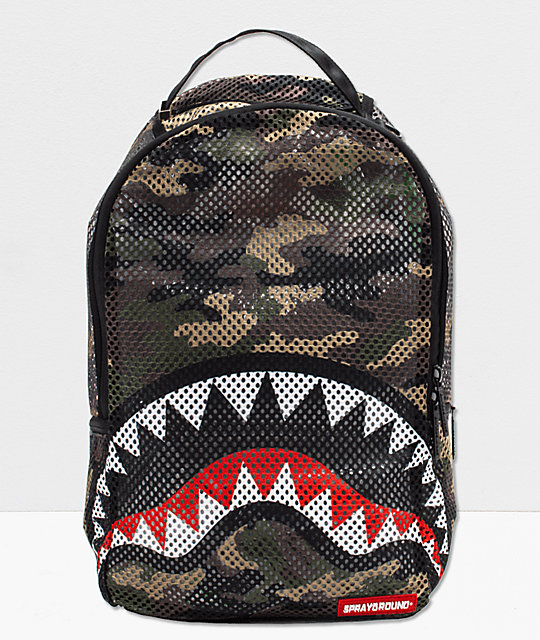 Bape Shark Backpack >> Sprayground Shark Camo Mesh Backpack Zumiez Bape Shark Backpack >> Sprayground Shark Camo Mesh Backpack Zumiez