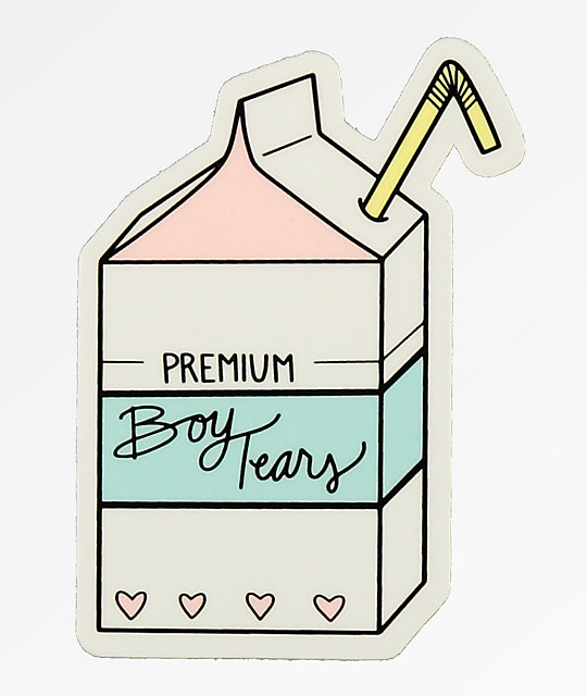 stickie bandits boy tears sticker zumiez