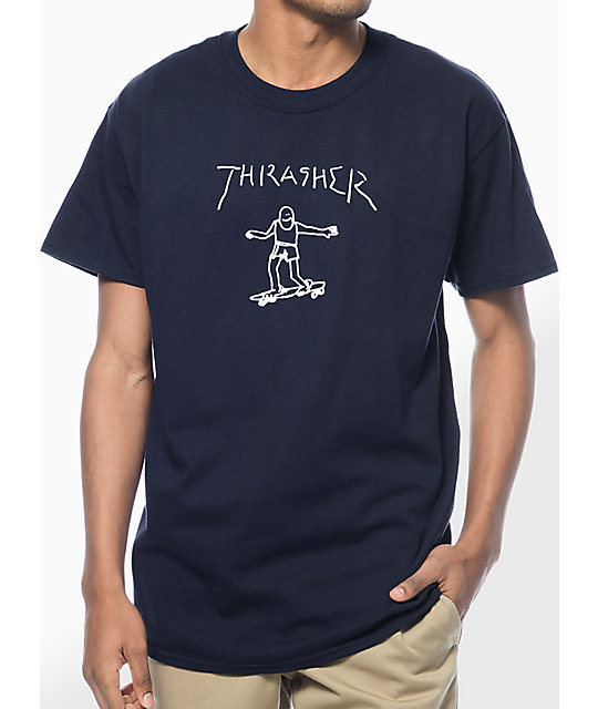 Thrasher Gonz Navy T-Shirt | Zumiez