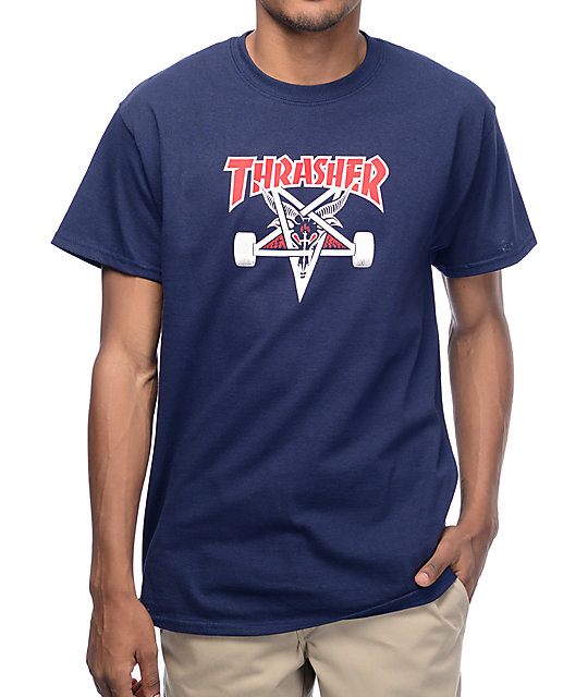 navy thrasher shirt