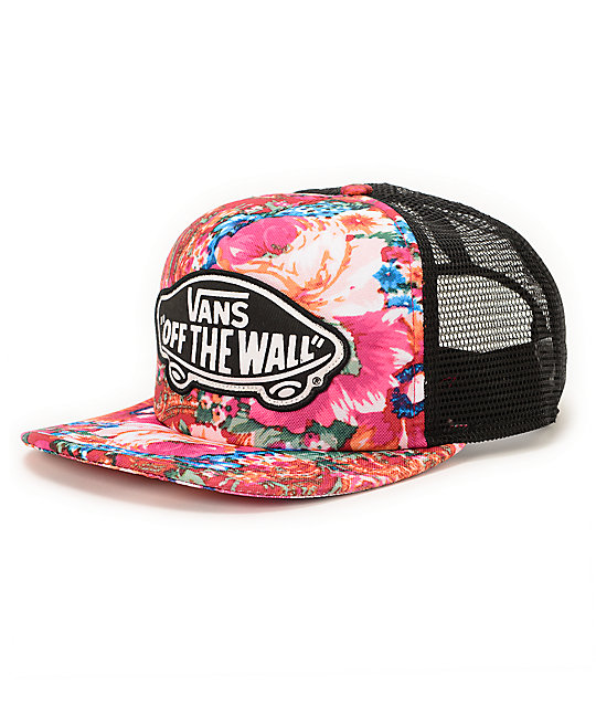 vans flower hat