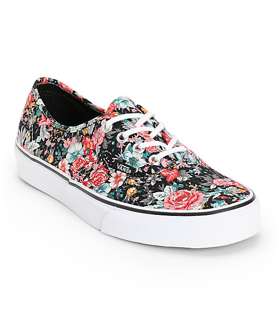 Vans Authentic Floral Print Shoes | Zumiez