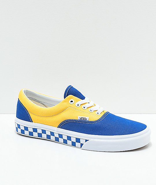 off white black red yellow and blue shoes