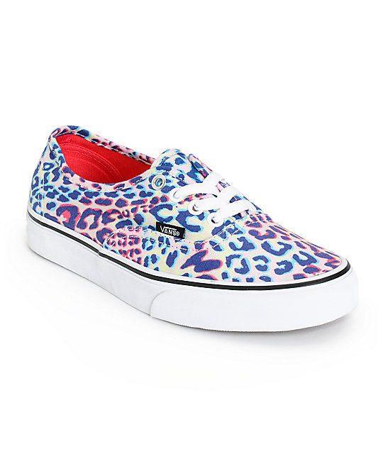 ladies leopard print vans