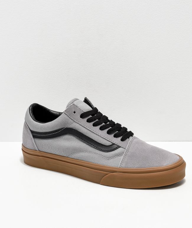 white vans with brown sole