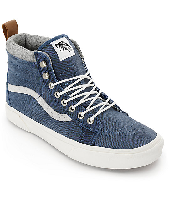 vans sk8hi blu vans sk8hi blu