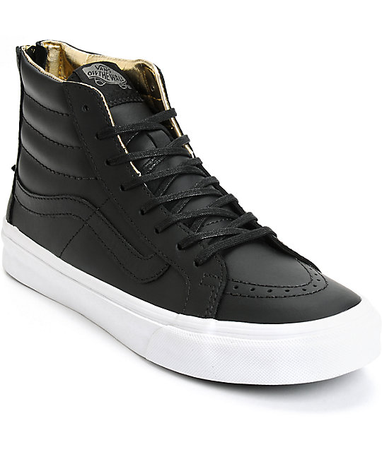 sk8 hi vans leather sk8 hi vans leather