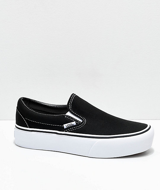 black slip on vans black slip on vans