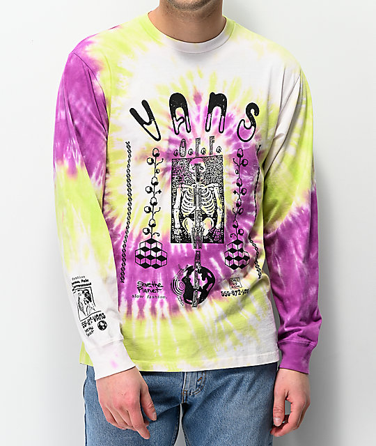 vans tie die shirt