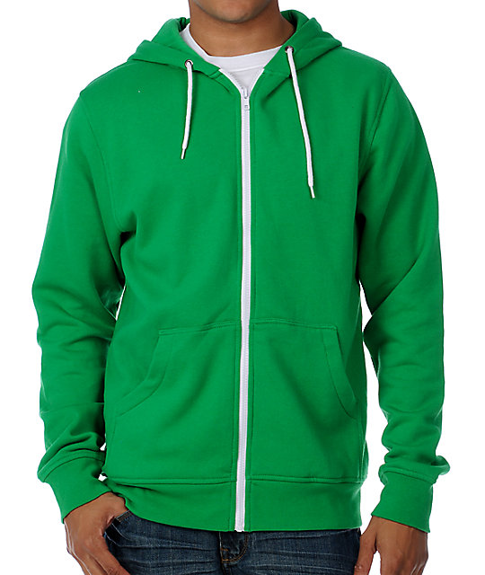 adidas green zip up hoodie