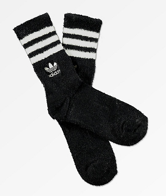 Adidas Black House Crew Socks Zumiez