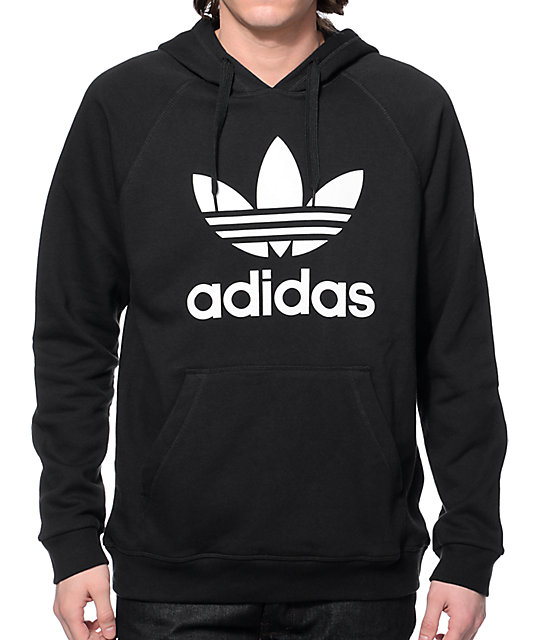 adidas Originals Trefoil Black Hoodie adidas Originals Trefoil Black Hoodie