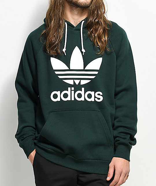 adidas Trefoil Green Night Hoodie adidas Trefoil Green Night Hoodie