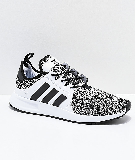 adidas Xplorer Grey, Black &amp; White Shoes Zumiez
