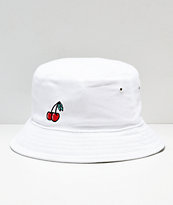 A-Lab Cherries White Bucket Hat