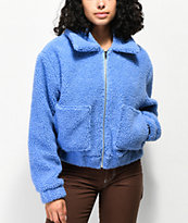Angel Kiss Wubby Light Blue Sherpa Jacket