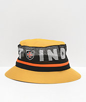Brixton x Independent Hardy Yellow Bucket Hat