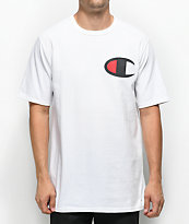 Champion Heritage Big C Patch White T-Shirt