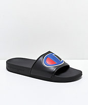 Champion IPO Black Slide Sandals