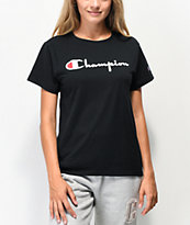 Champion OG Direct Flock Black T-Shirt
